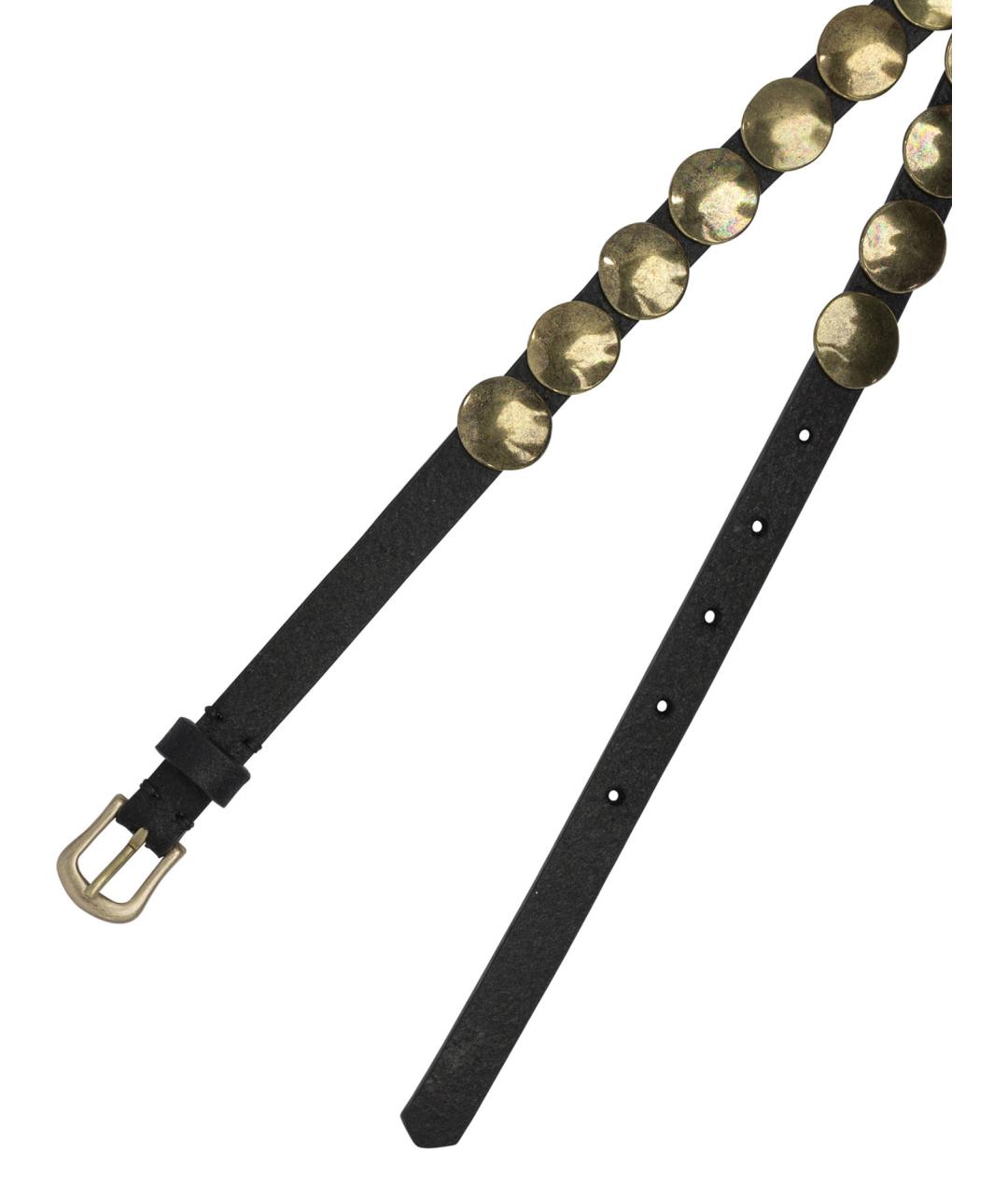 GOLDEN GOOSE DELUXE BRAND Черный кожаный ремень, фото 2