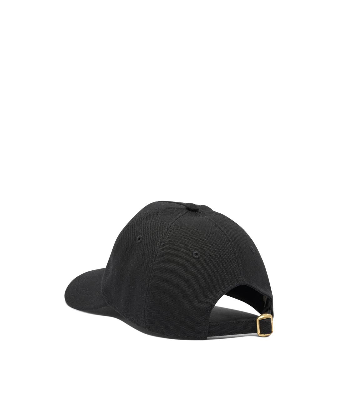 VALENTINO Черная хлопковая кепка/бейсболка, фото 3