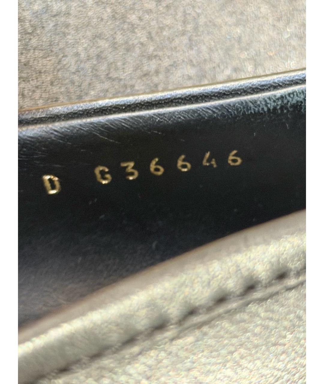 CHANEL Черные кожаные лоферы, фото 4