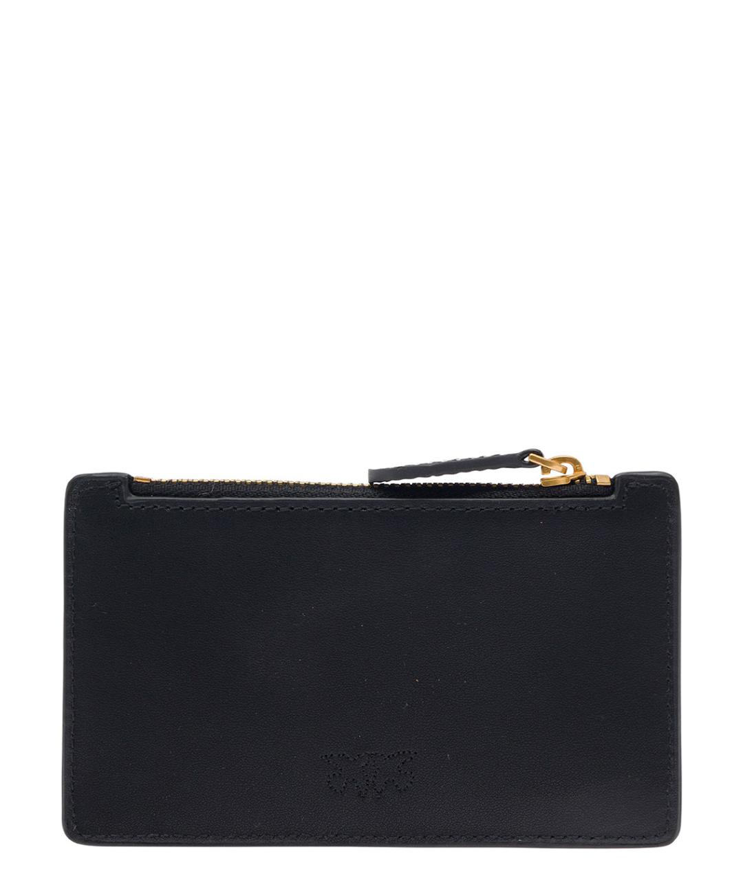 PINKO Черный кожаный кардхолдер, фото 4