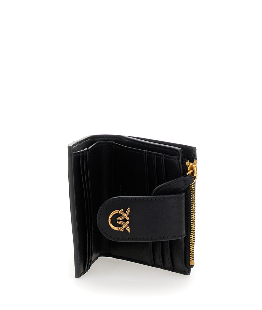 PINKO Черный кожаный кошелек, фото 3
