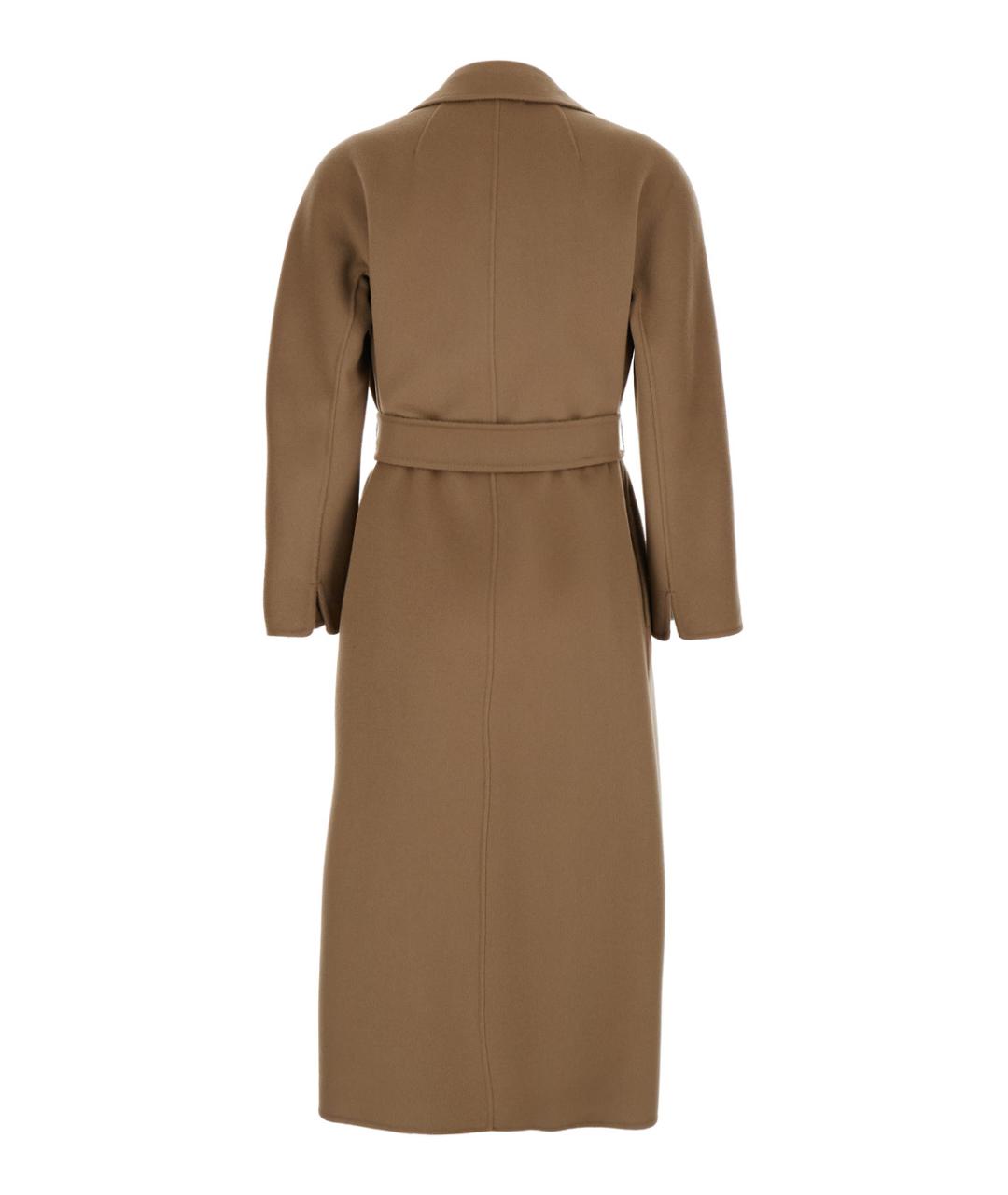 'S MAX MARA Бежевое шерстяное пальто, фото 2