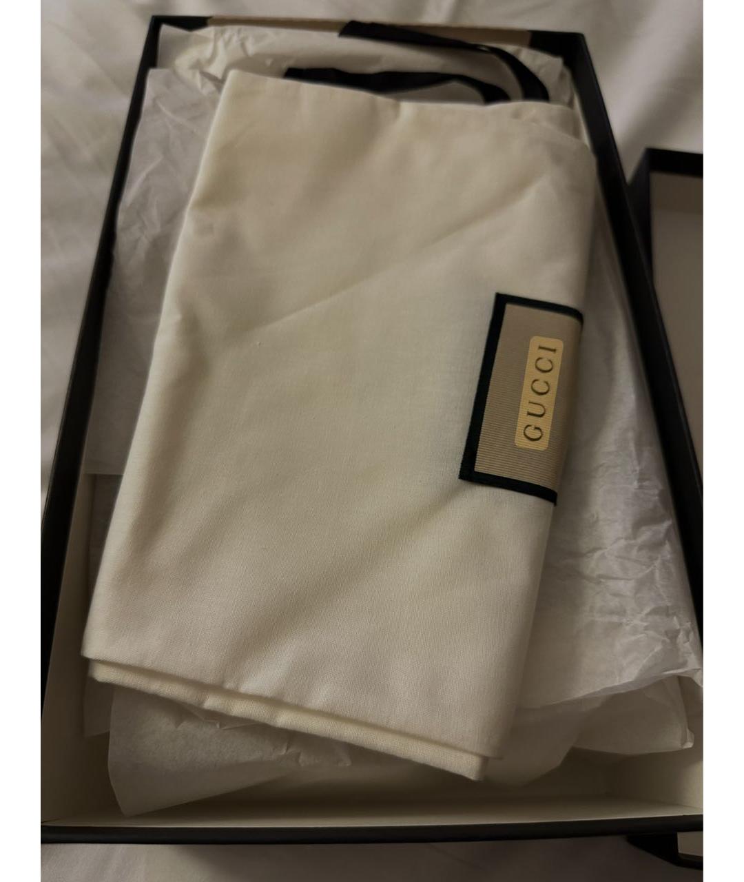 GUCCI Черная кожаная сумка через плечо, фото 7