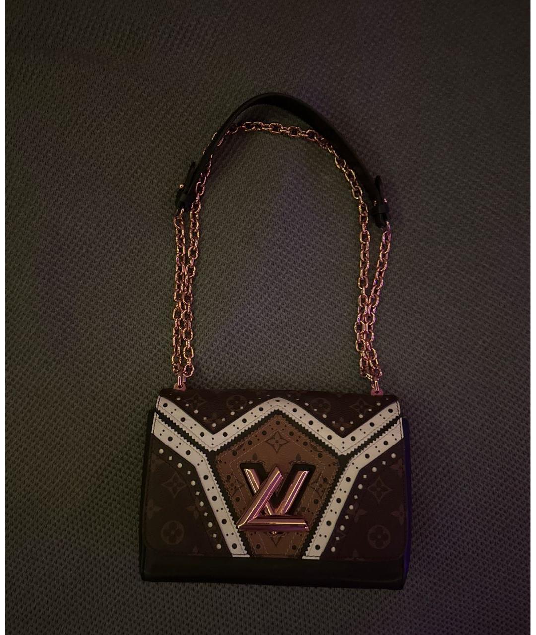 LOUIS VUITTON Коричневая сумка через плечо, фото 5