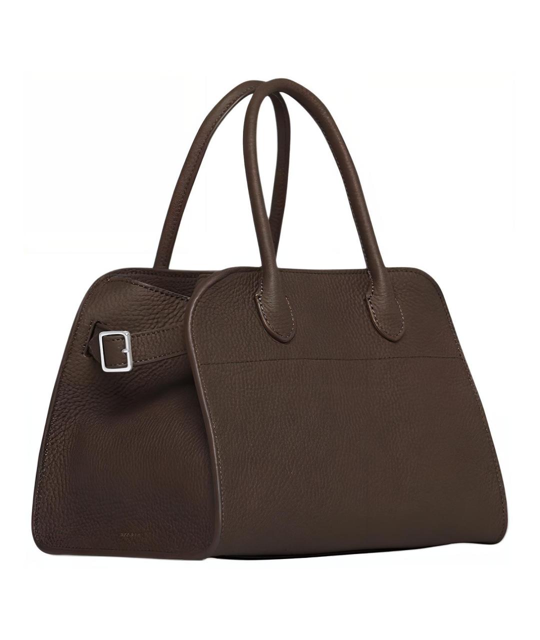 THE ROW Коричневая кожаная сумка через плечо, фото 2