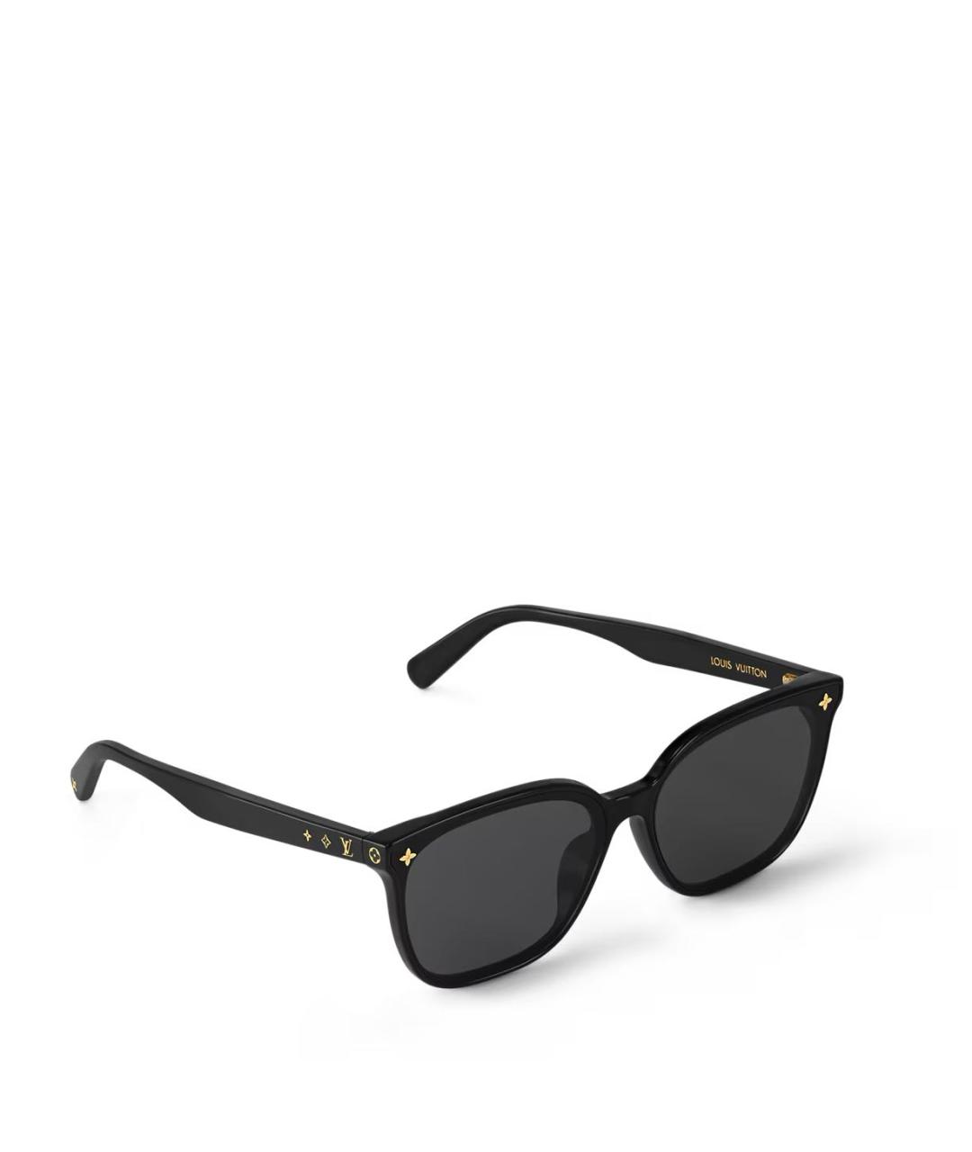 LOUIS VUITTON Черные пластиковые солнцезащитные очки, фото 6