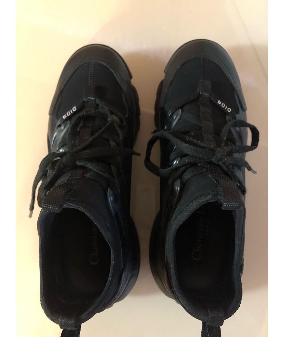 CHRISTIAN DIOR Черные кожаные кроссовки, фото 3