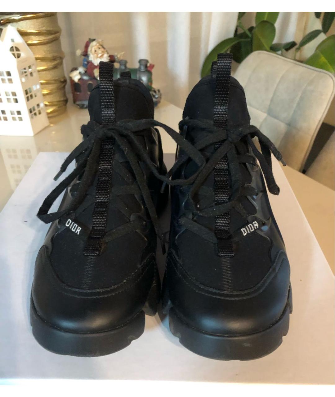 CHRISTIAN DIOR Черные кожаные кроссовки, фото 7