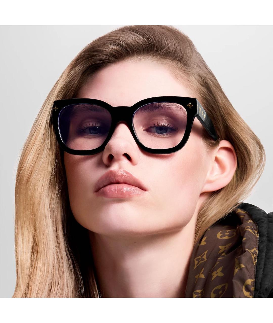 LOUIS VUITTON Черные солнцезащитные очки, фото 6