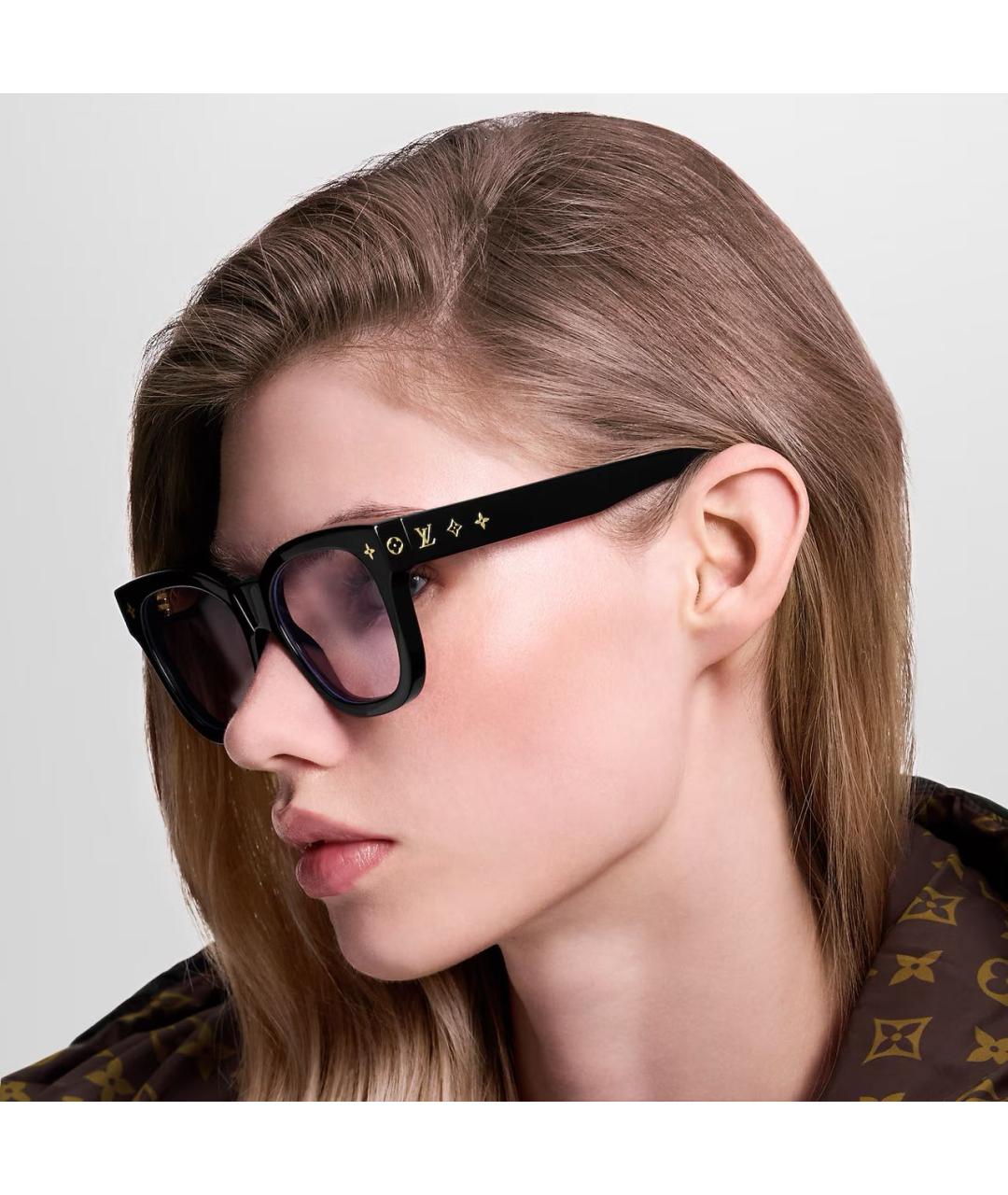 LOUIS VUITTON Черные солнцезащитные очки, фото 5