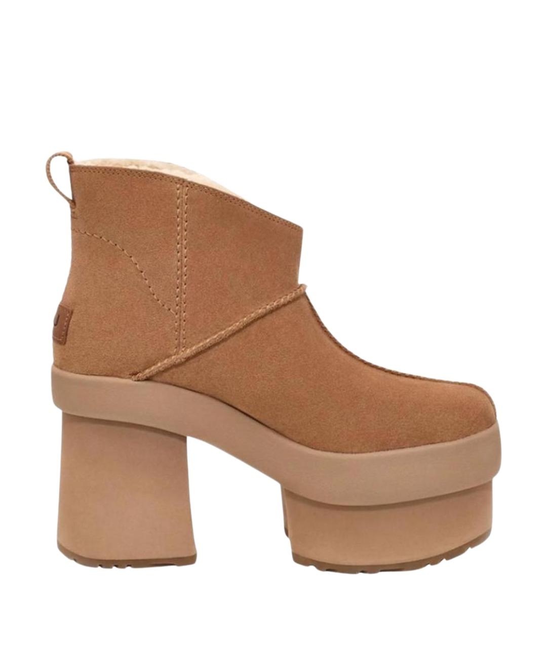 UGG AUSTRALIA Коричневые замшевые ботинки, фото 1