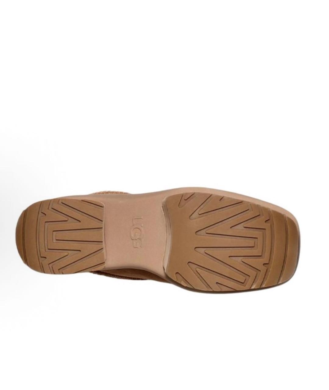 UGG AUSTRALIA Коричневые замшевые ботинки, фото 4