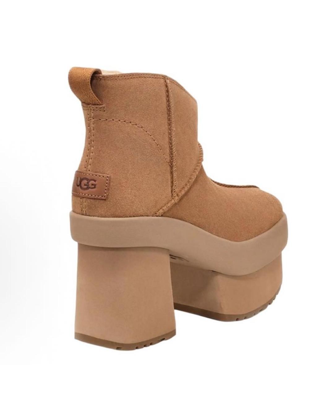 UGG AUSTRALIA Коричневые замшевые ботинки, фото 2
