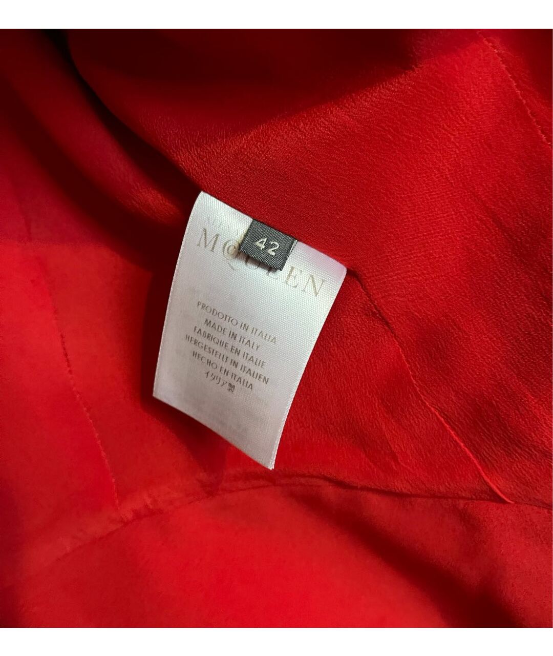 MCQUEEN, ALEXANDER Красный жакет/пиджак, фото 4