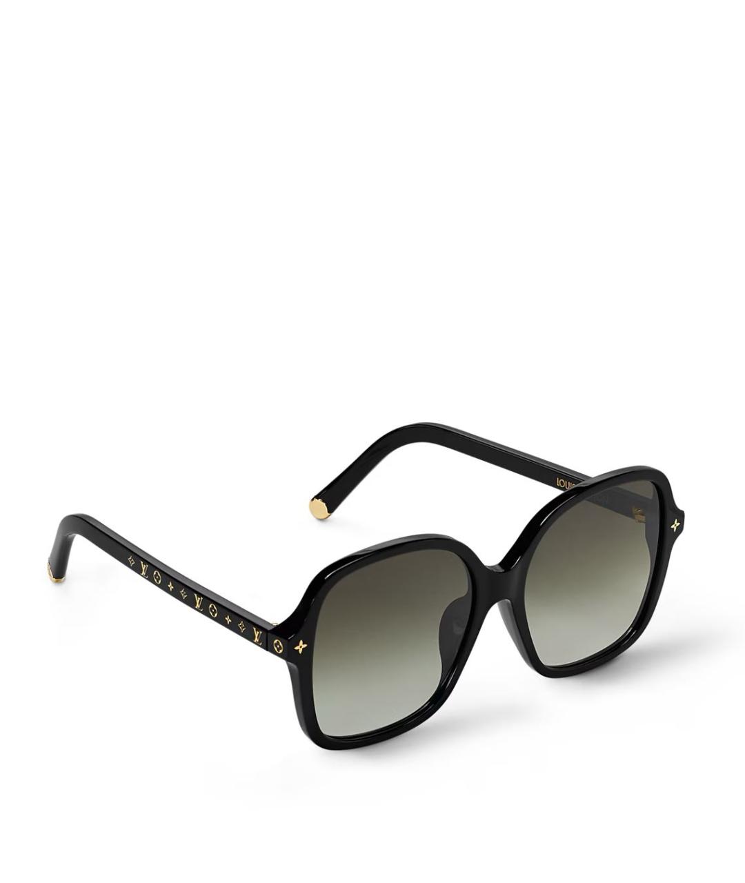 LOUIS VUITTON Черные пластиковые солнцезащитные очки, фото 7