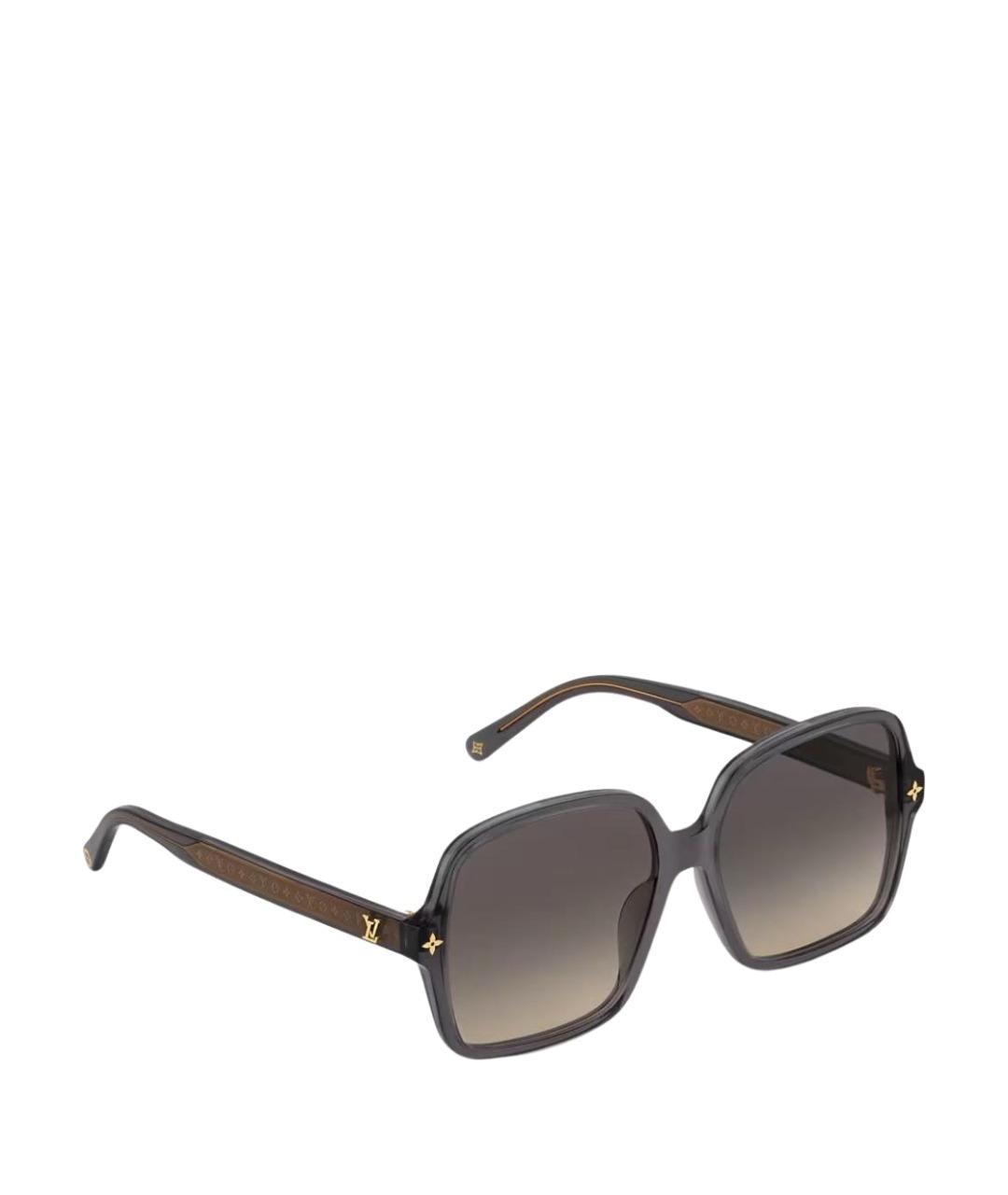 LOUIS VUITTON Черные пластиковые солнцезащитные очки, фото 1