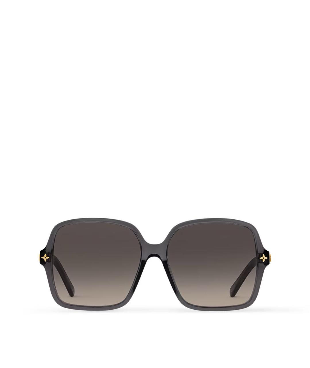 LOUIS VUITTON Черные пластиковые солнцезащитные очки, фото 2