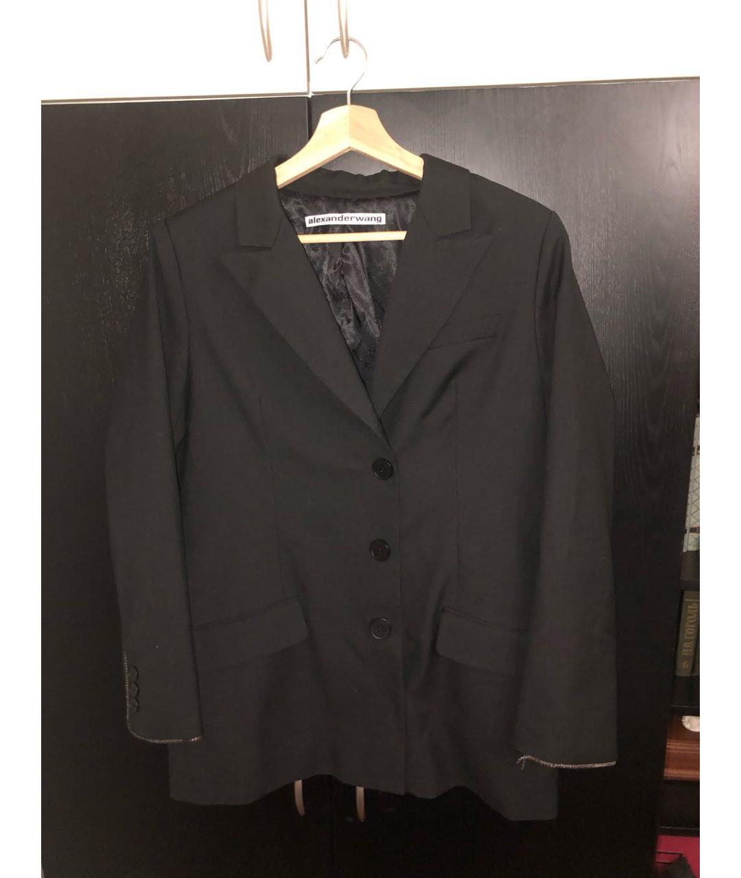 ALEXANDER WANG Черный полиэстеровый жакет/пиджак, фото 5