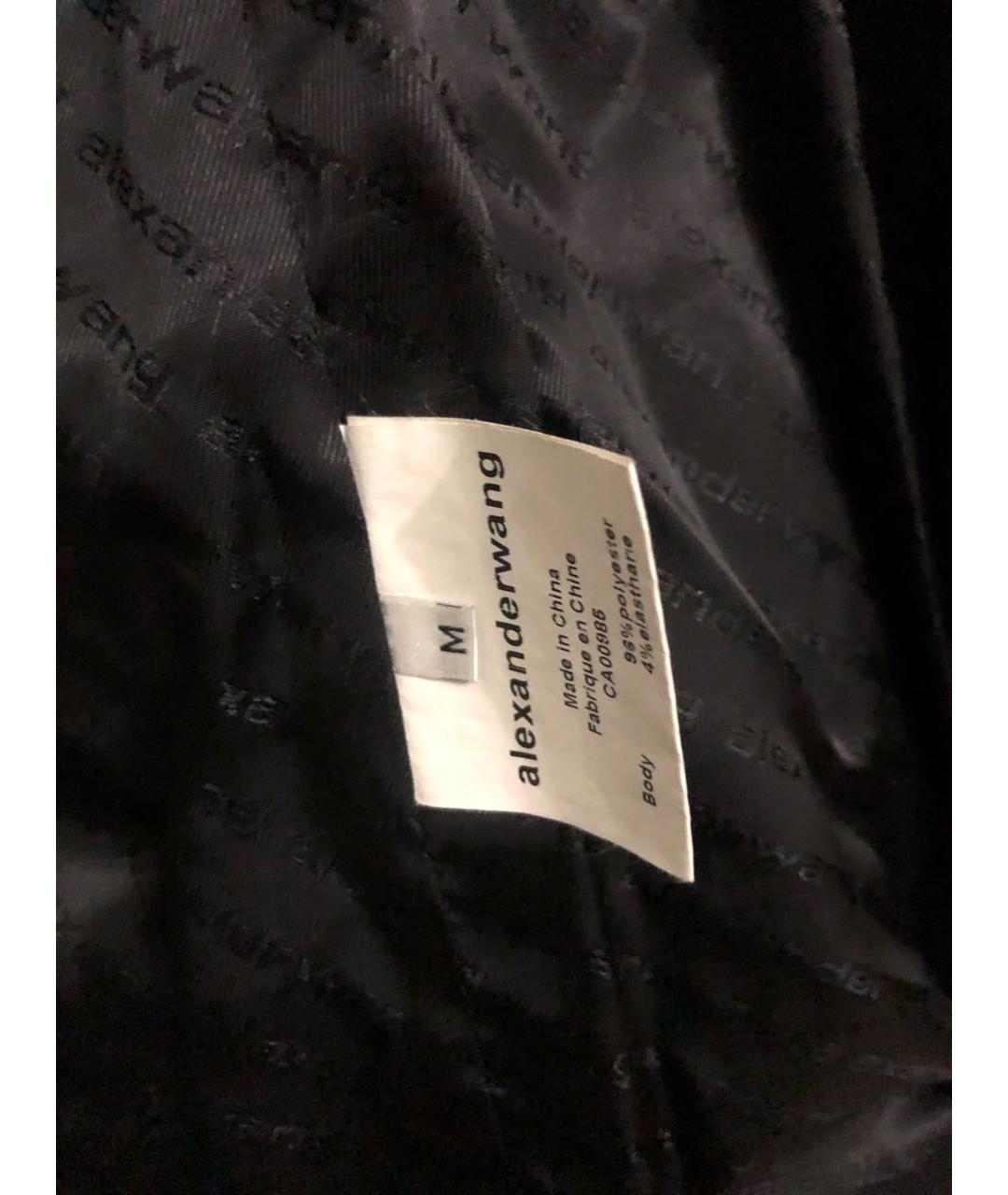 ALEXANDER WANG Черный полиэстеровый жакет/пиджак, фото 3