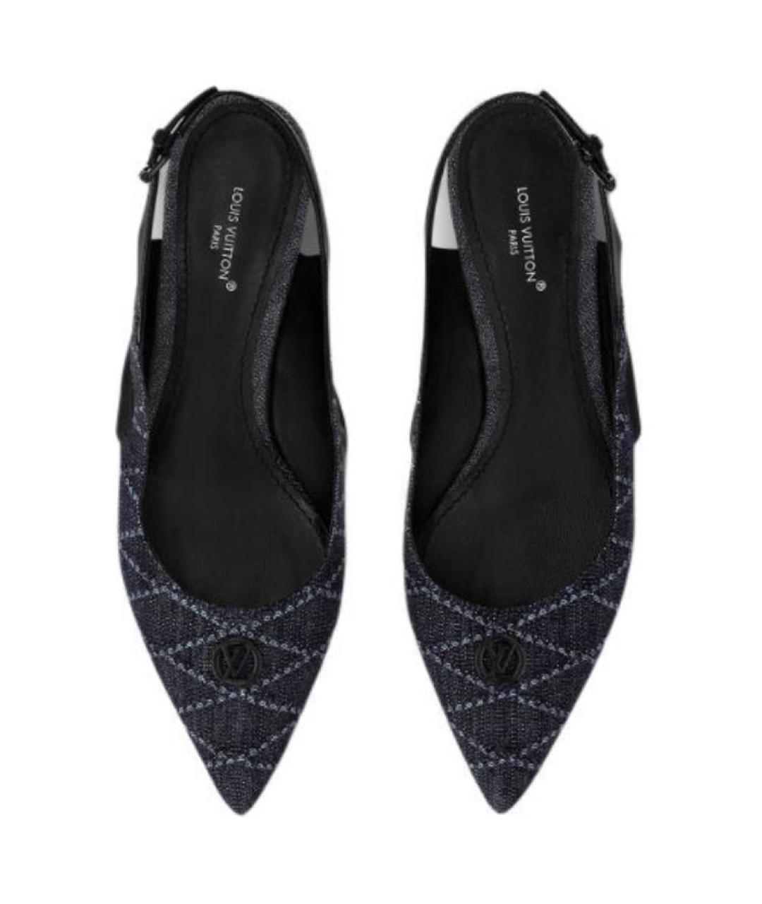 LOUIS VUITTON Синие туфли, фото 4