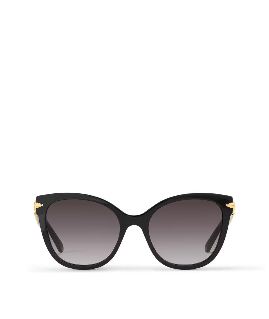 LOUIS VUITTON Черные пластиковые солнцезащитные очки, фото 2