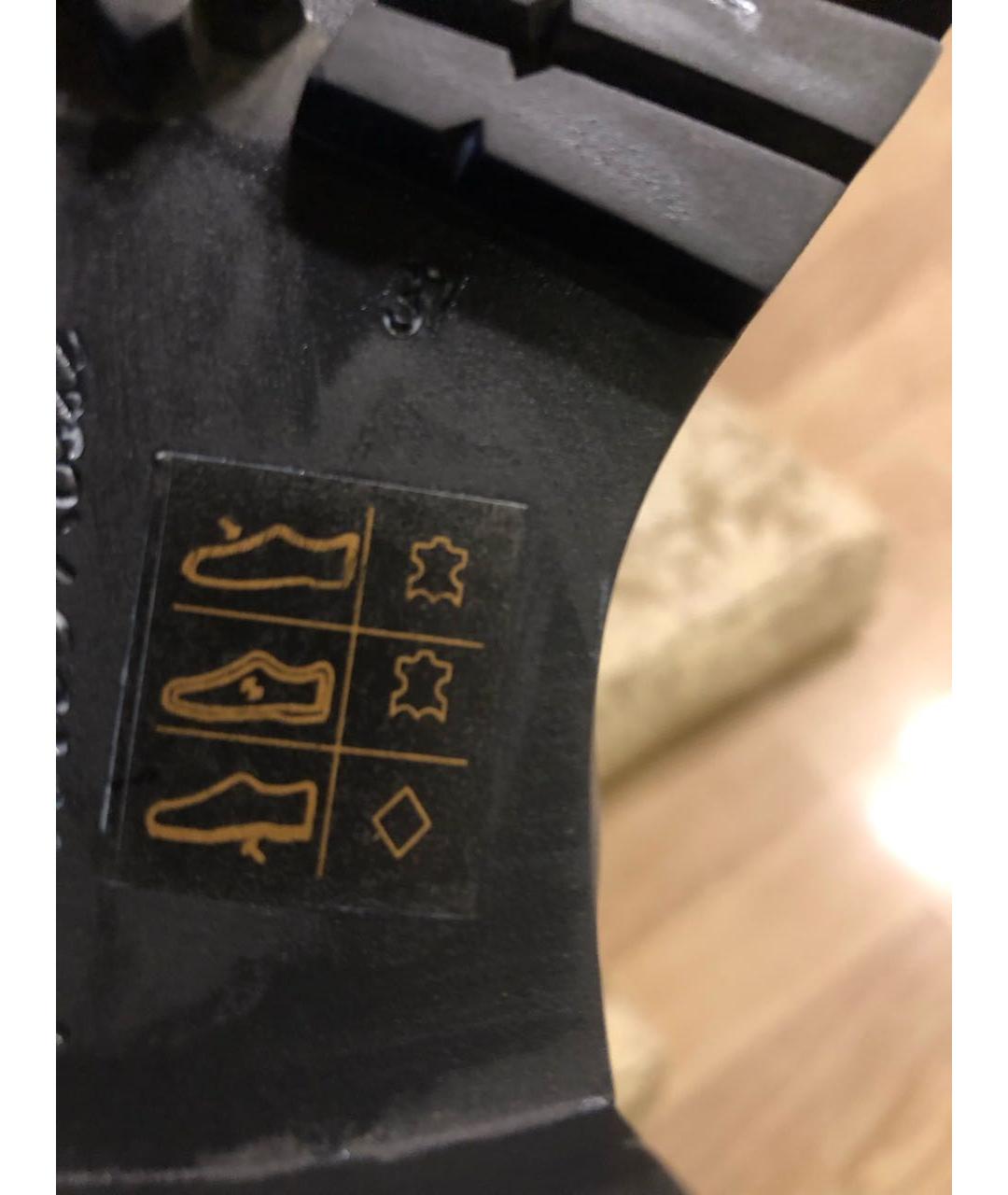 GIANVITO ROSSI Черные кожаные ботинки, фото 5