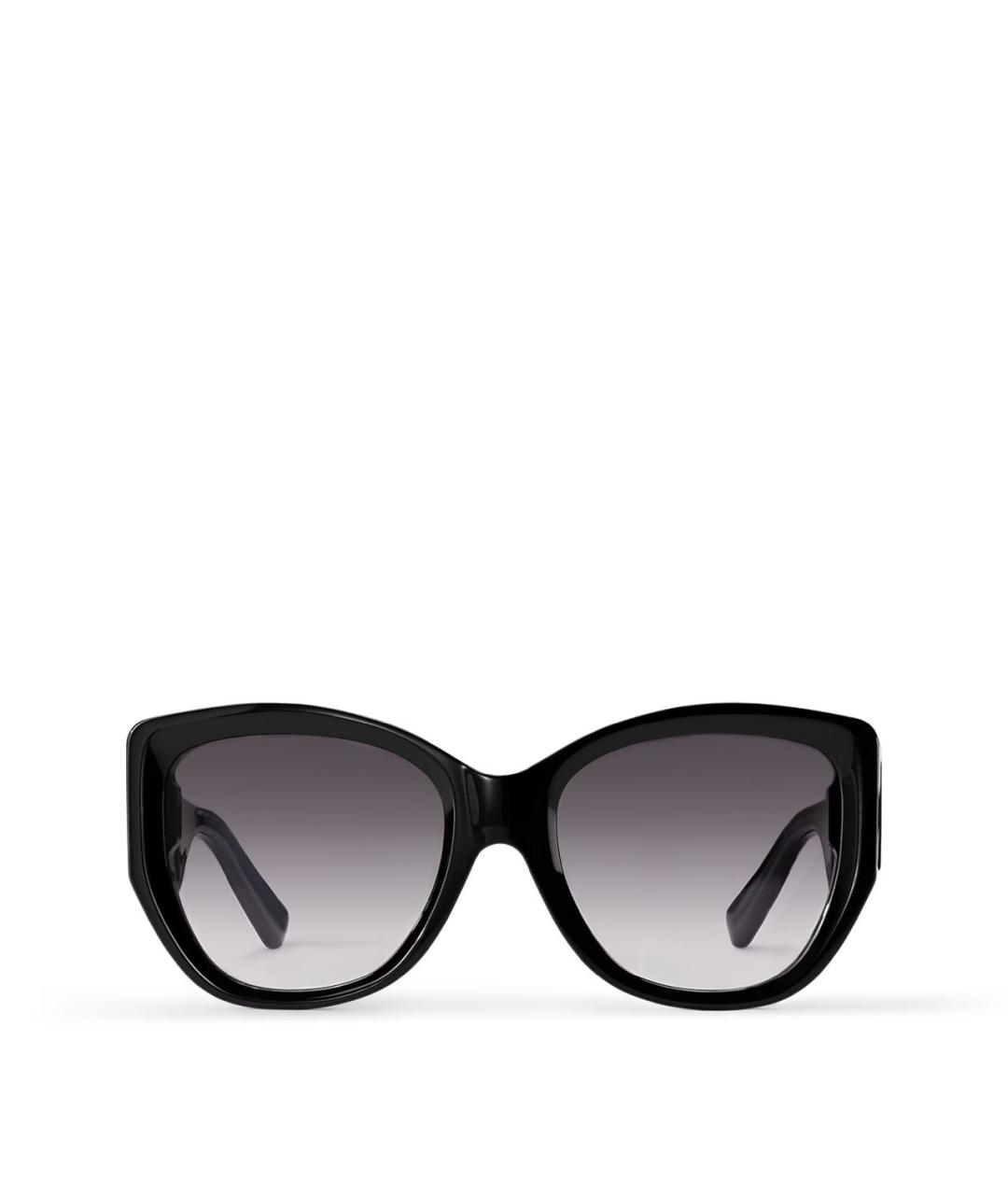 LOUIS VUITTON Черные пластиковые солнцезащитные очки, фото 2