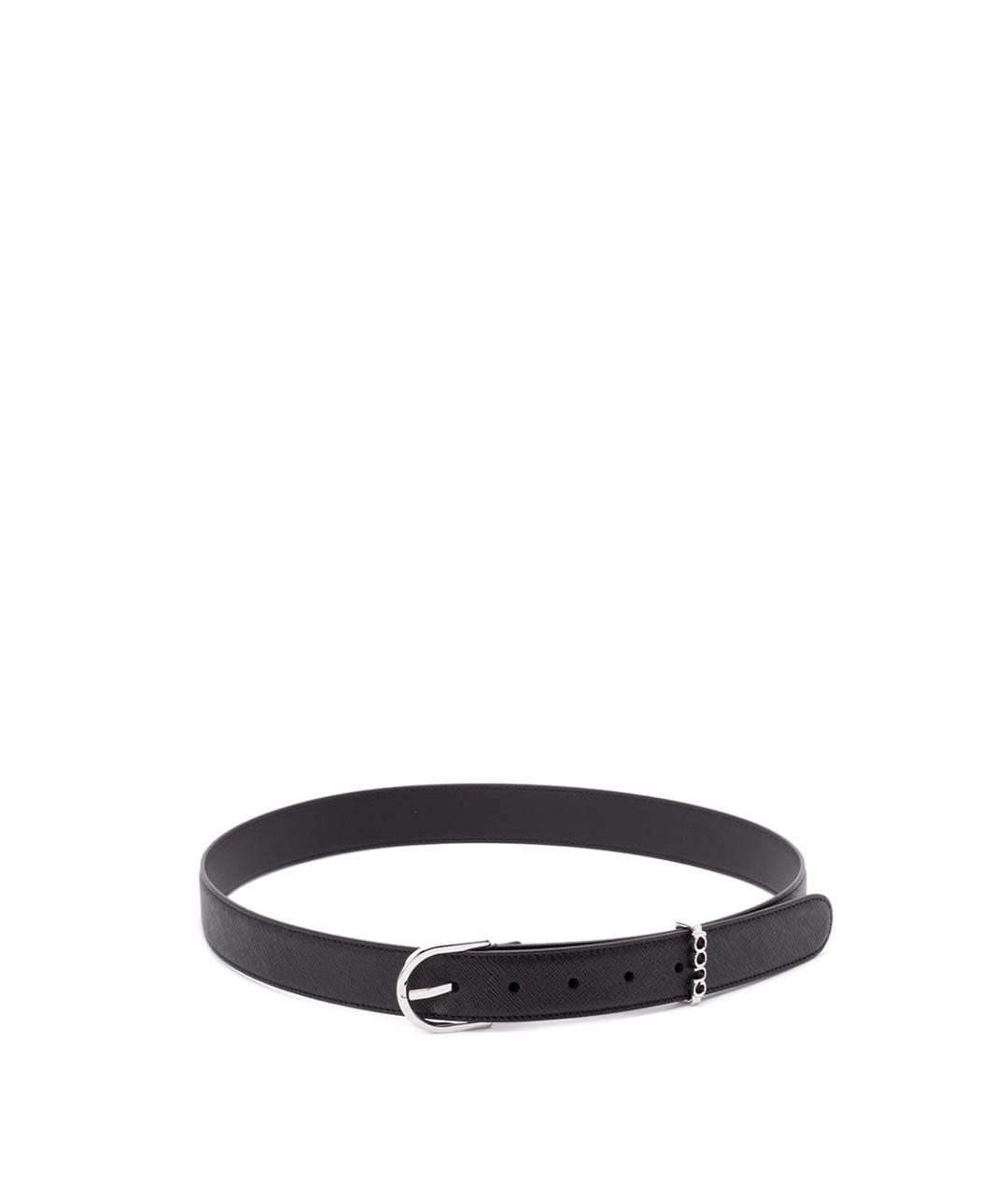 GUCCI Черный кожаный ремень, фото 1