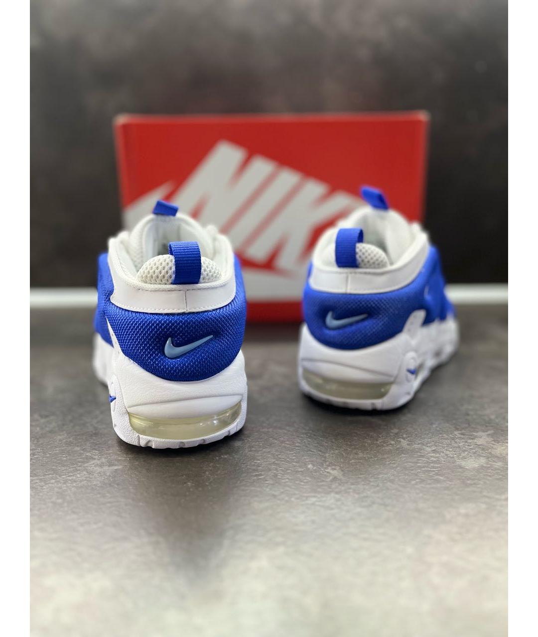 NIKE Синие текстильные высокие кроссовки / кеды, фото 4