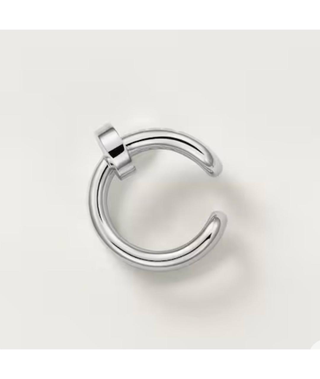 CARTIER Серебряные серьги из белого золота, фото 2