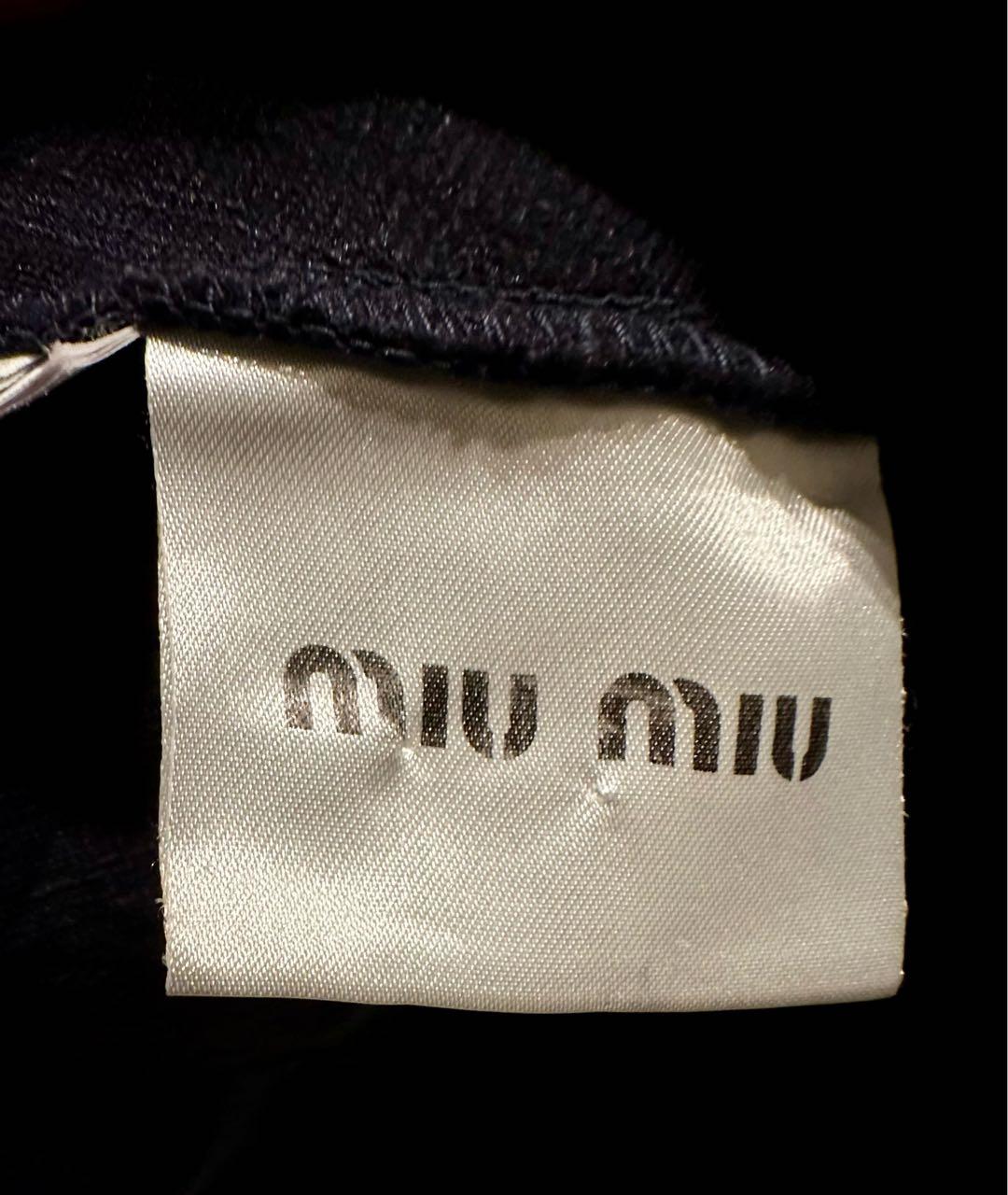 MIU MIU Синее коктейльное платье, фото 7