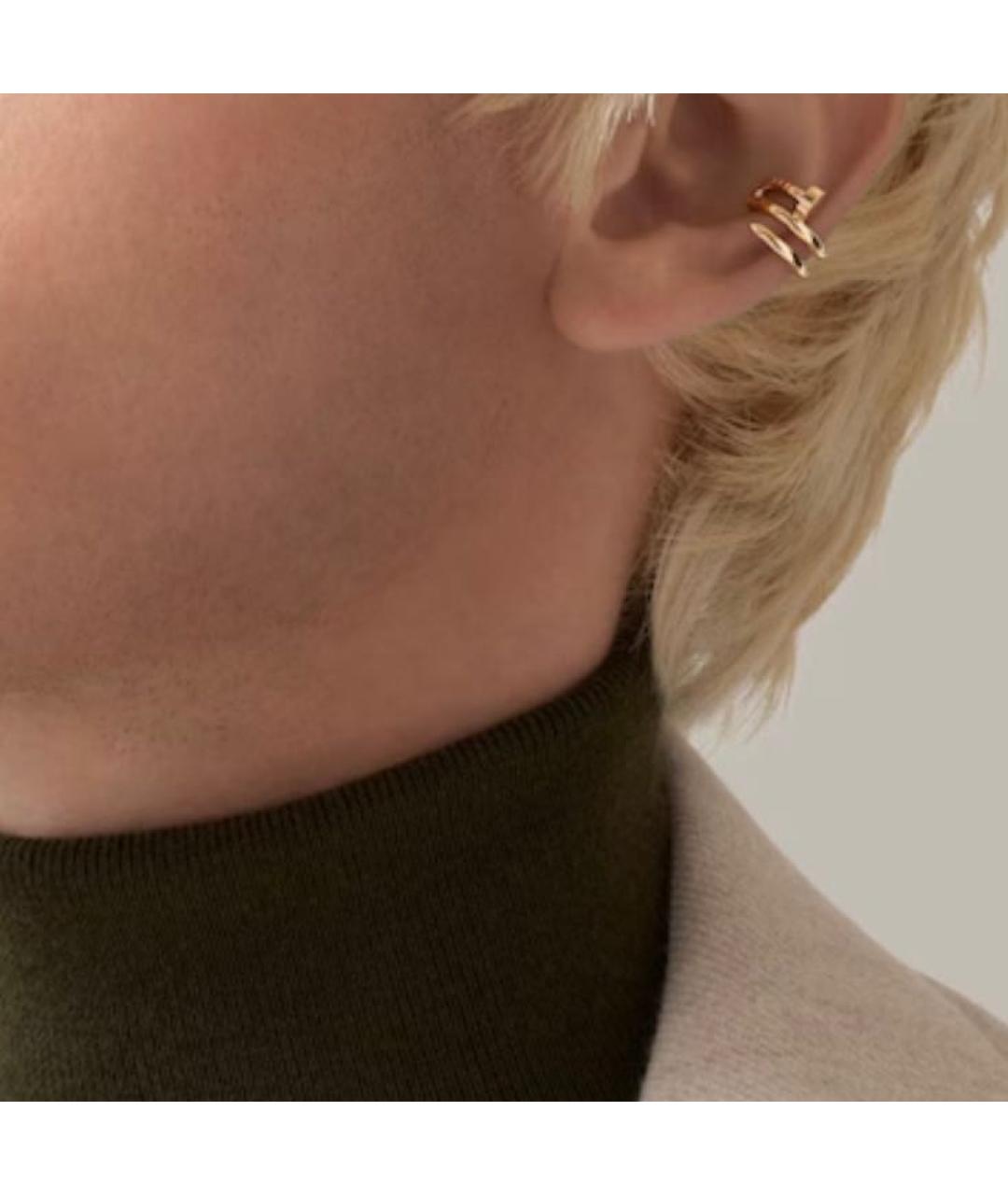 CARTIER Золотые серьги из желтого золота, фото 3