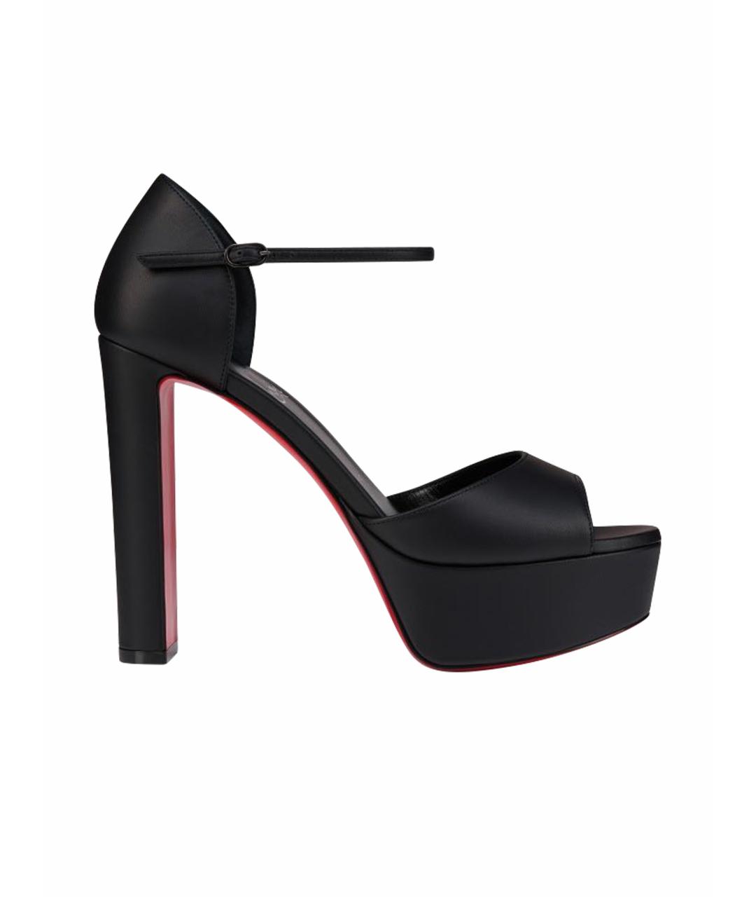 CHRISTIAN LOUBOUTIN Черные туфли, фото 1