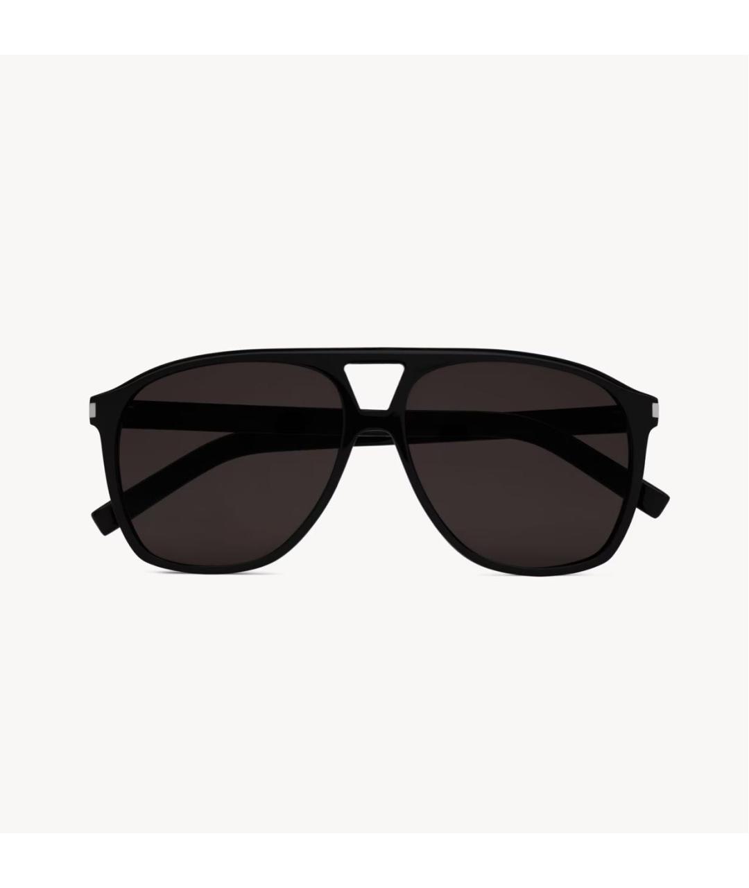 SAINT LAURENT Черные пластиковые солнцезащитные очки, фото 2