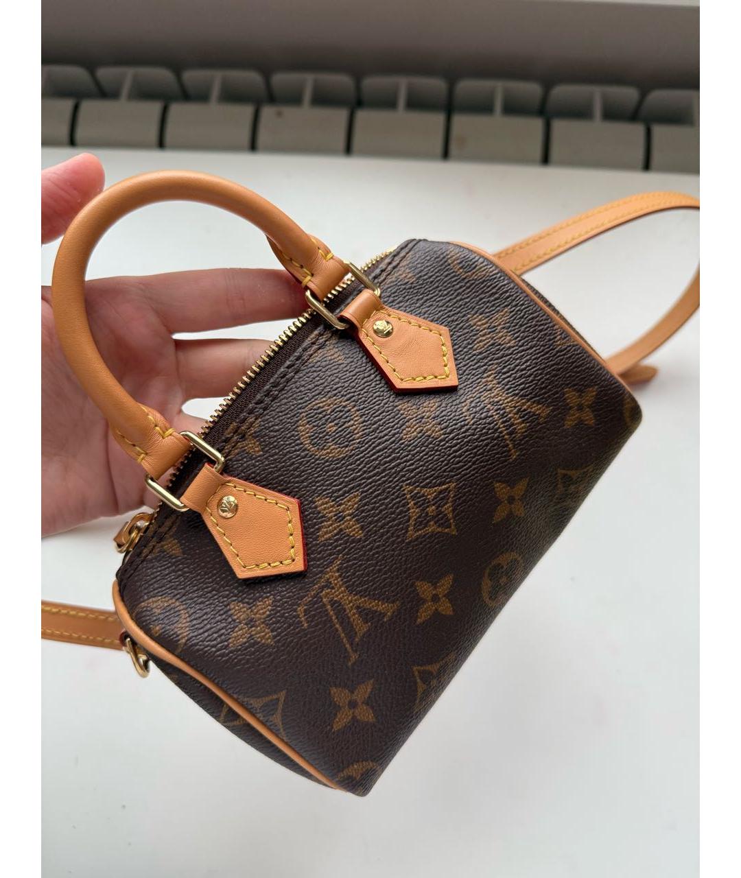LOUIS VUITTON Коричневая сумка через плечо, фото 2
