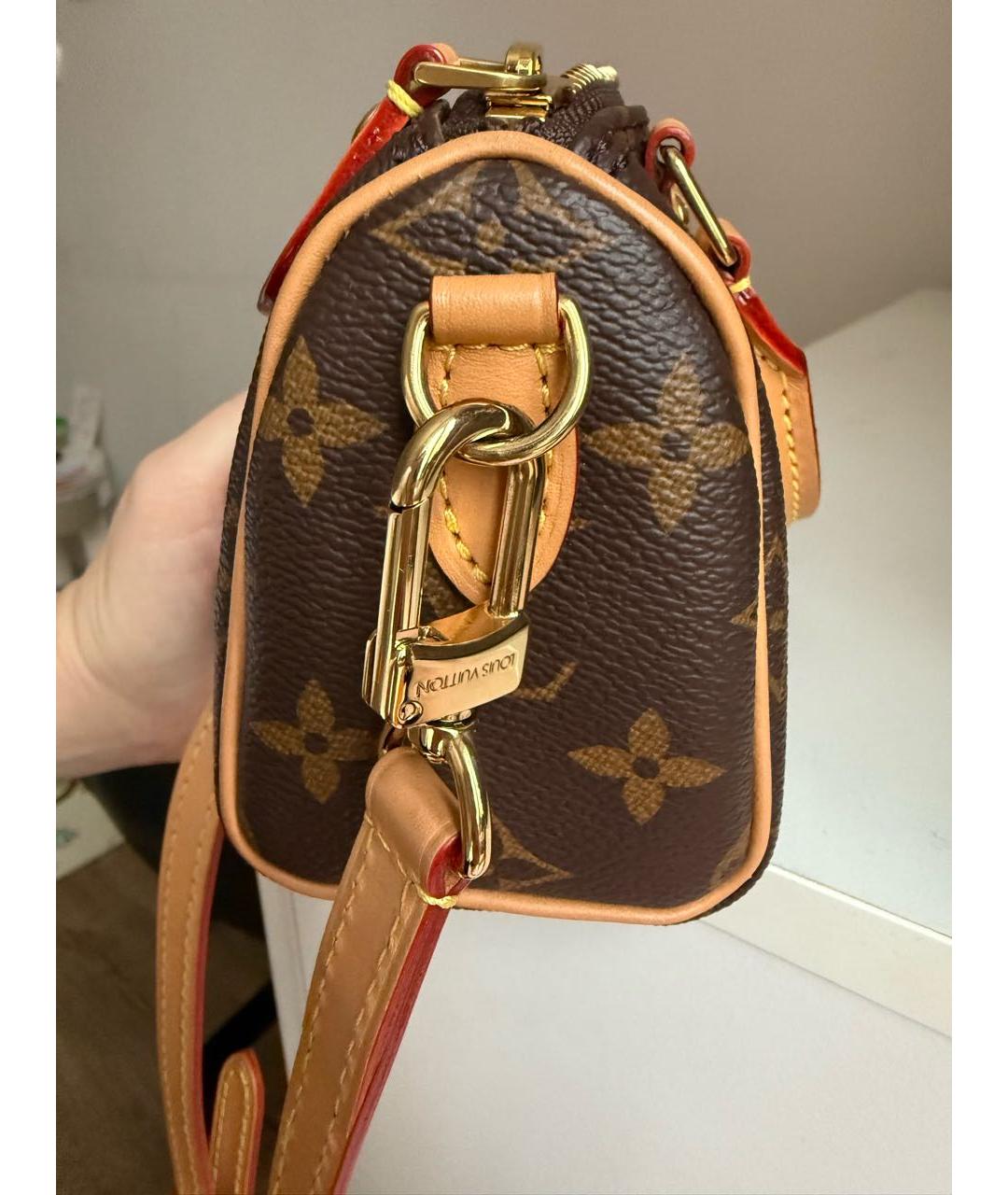 LOUIS VUITTON Коричневая сумка через плечо, фото 3