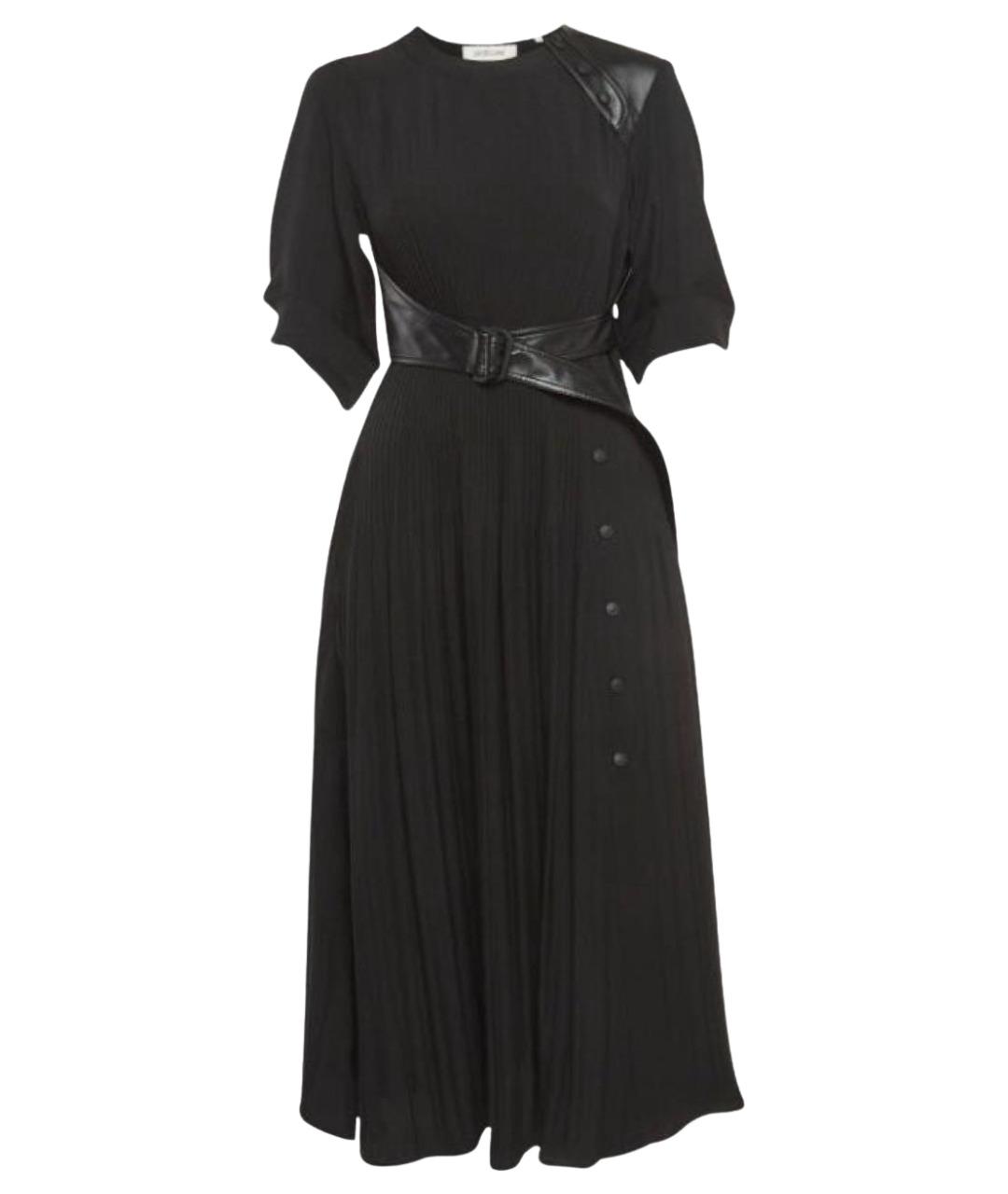 SPORTMAX Черное полиэстеровое повседневное платье, фото 1