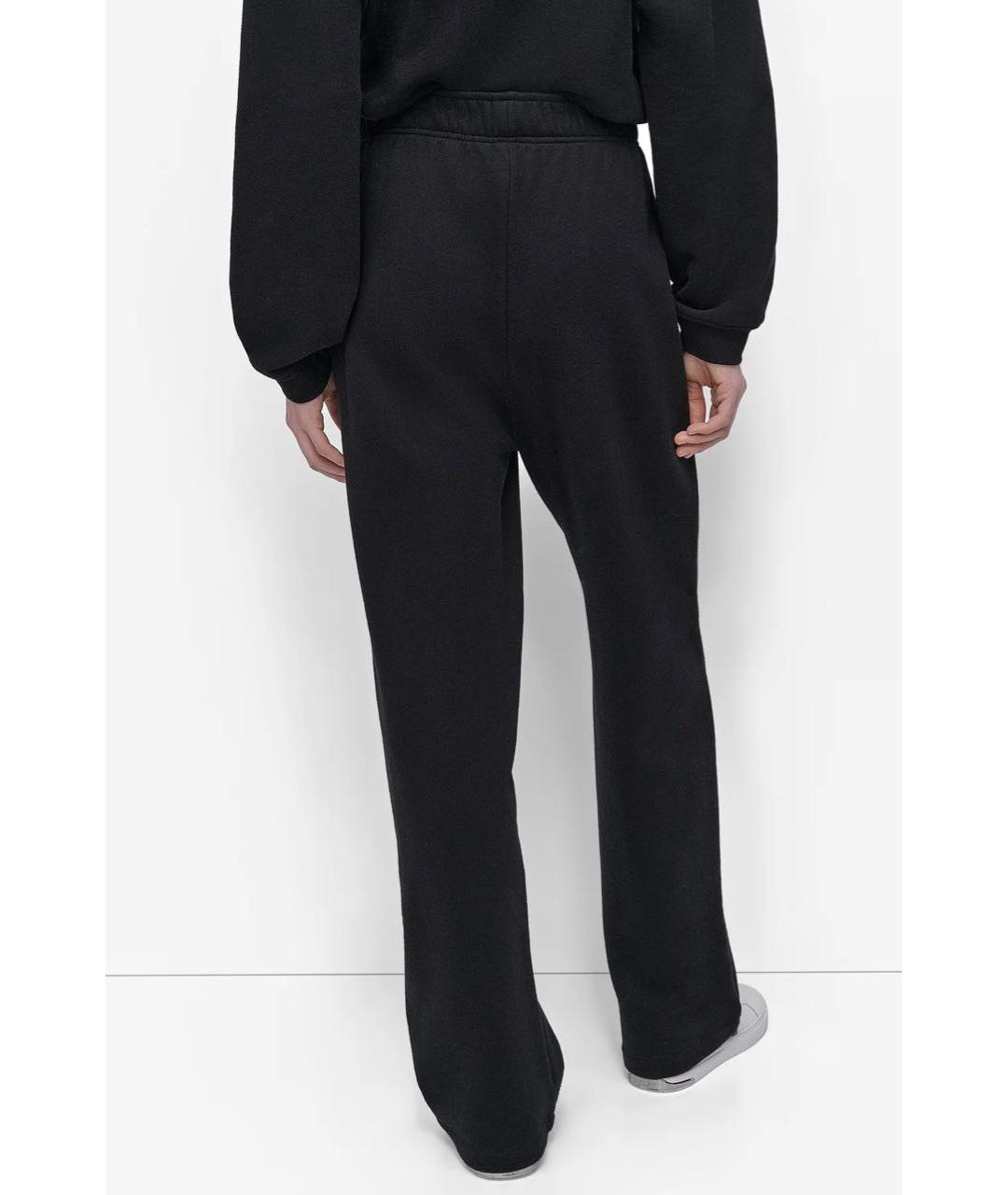 DKNY Черные хлопковые прямые брюки, фото 7