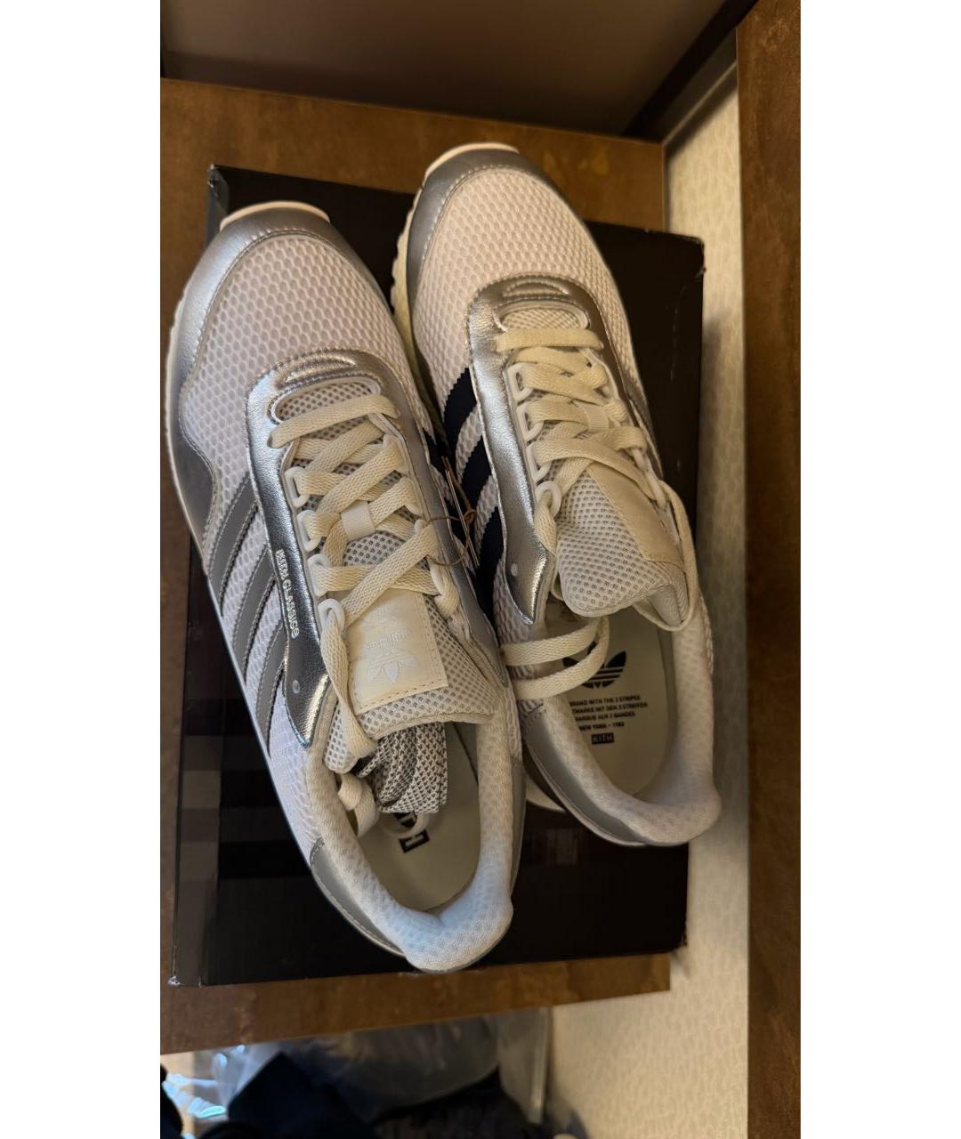 KITH Серебряные текстильные низкие кроссовки / кеды, фото 3