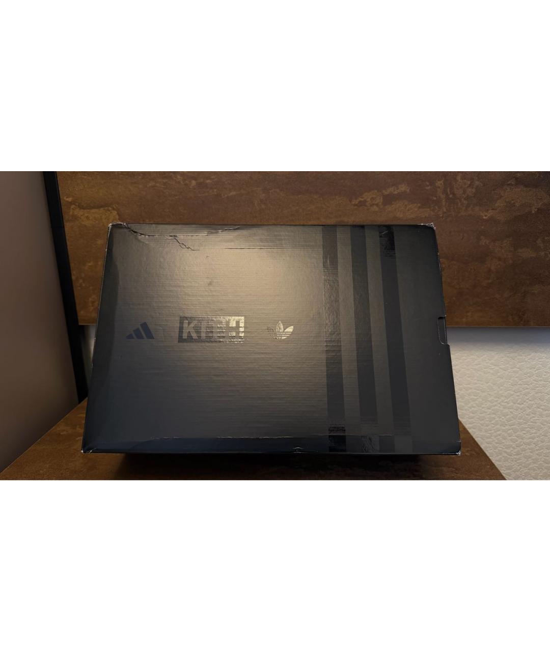 KITH Серебряные текстильные низкие кроссовки / кеды, фото 8