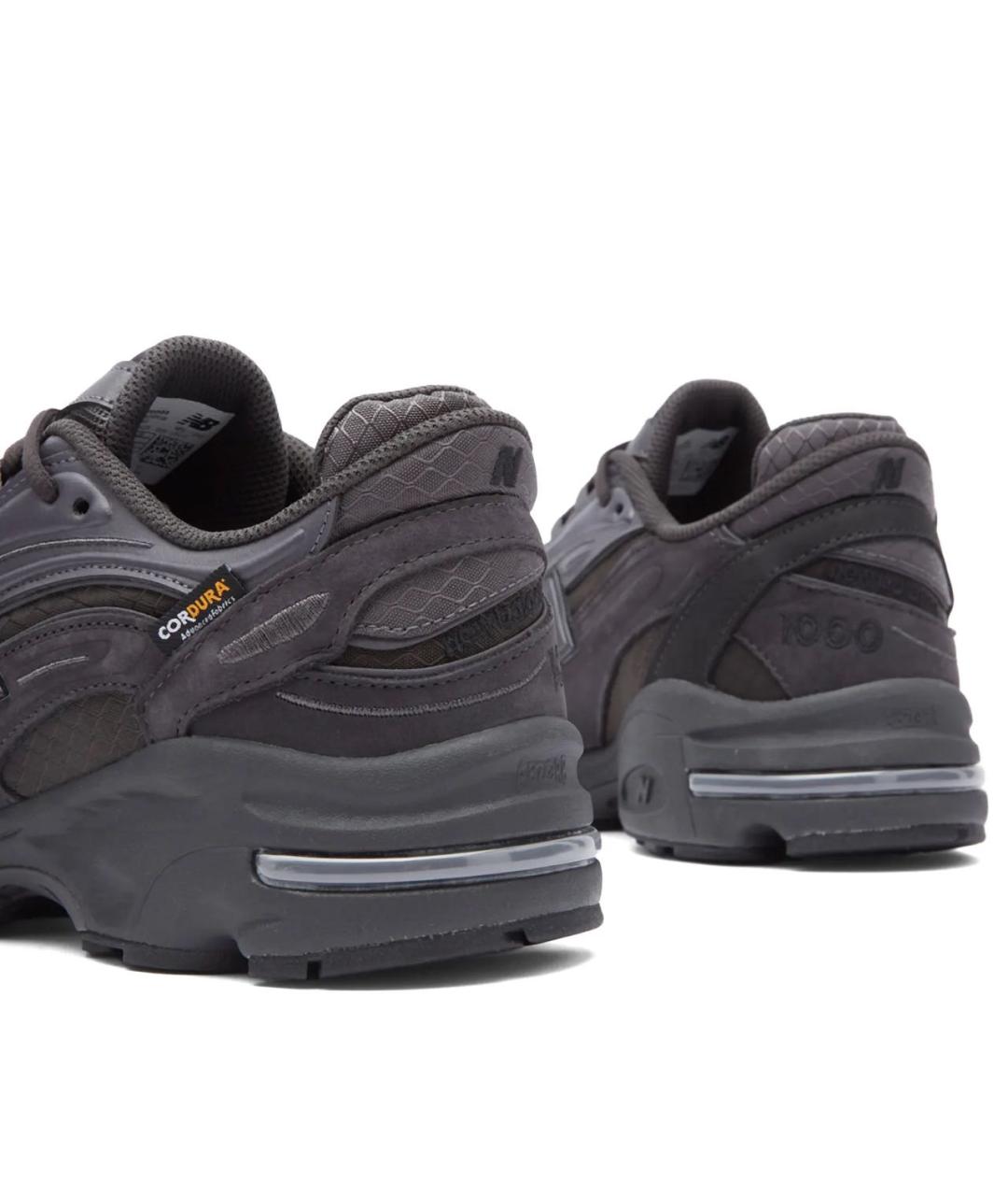 NEW BALANCE Черные текстильные низкие кроссовки / кеды, фото 4