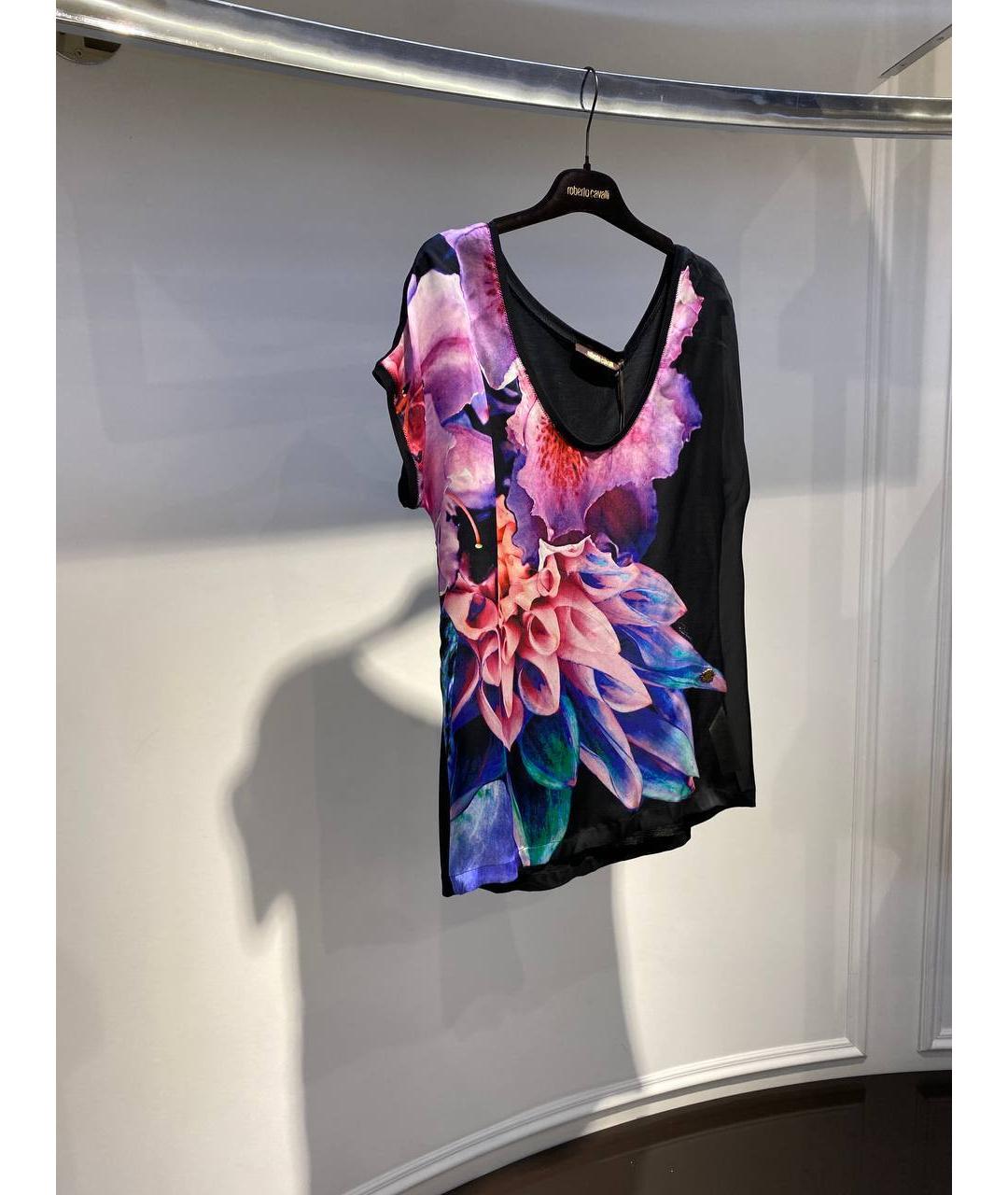 ROBERTO CAVALLI Мульти вискозная майка, фото 2