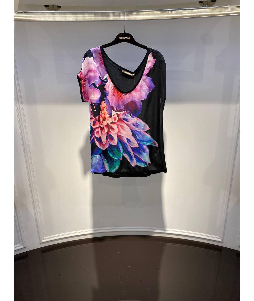 ROBERTO CAVALLI Мульти вискозная майка, фото 4