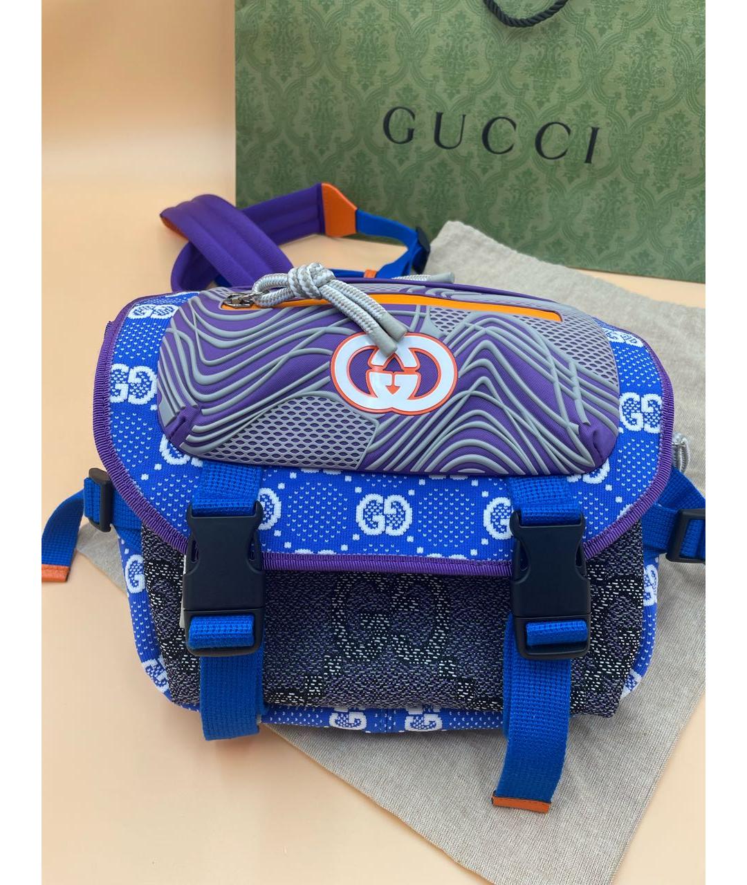 GUCCI Мульти тканевый рюкзак, фото 2