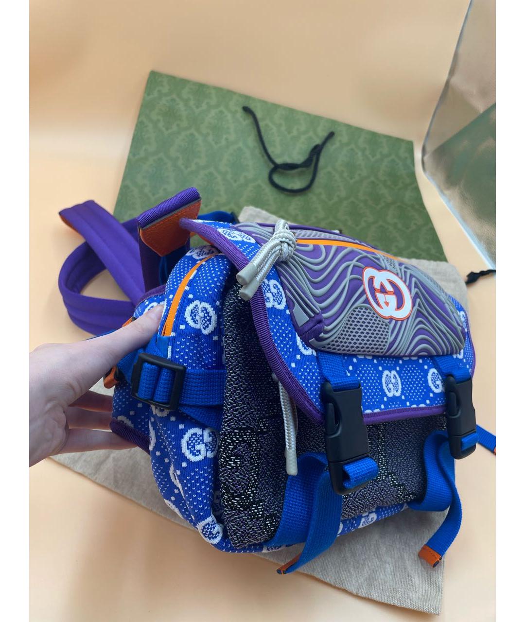 GUCCI Мульти тканевый рюкзак, фото 3