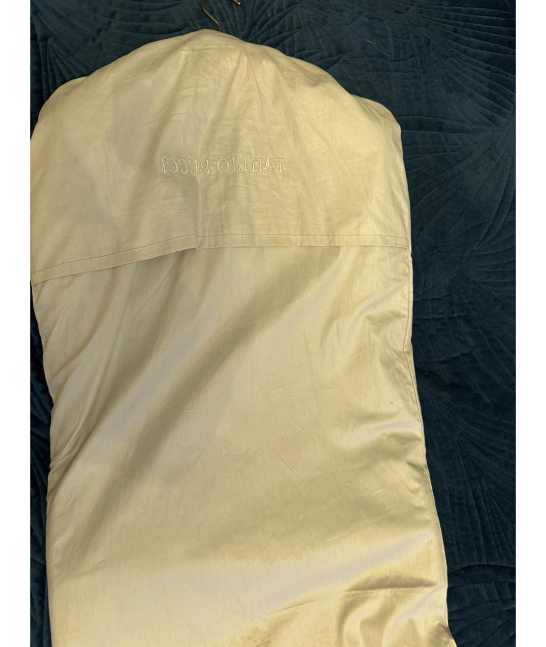 EMILIO PUCCI Голубой шерстяной жакет/пиджак, фото 8