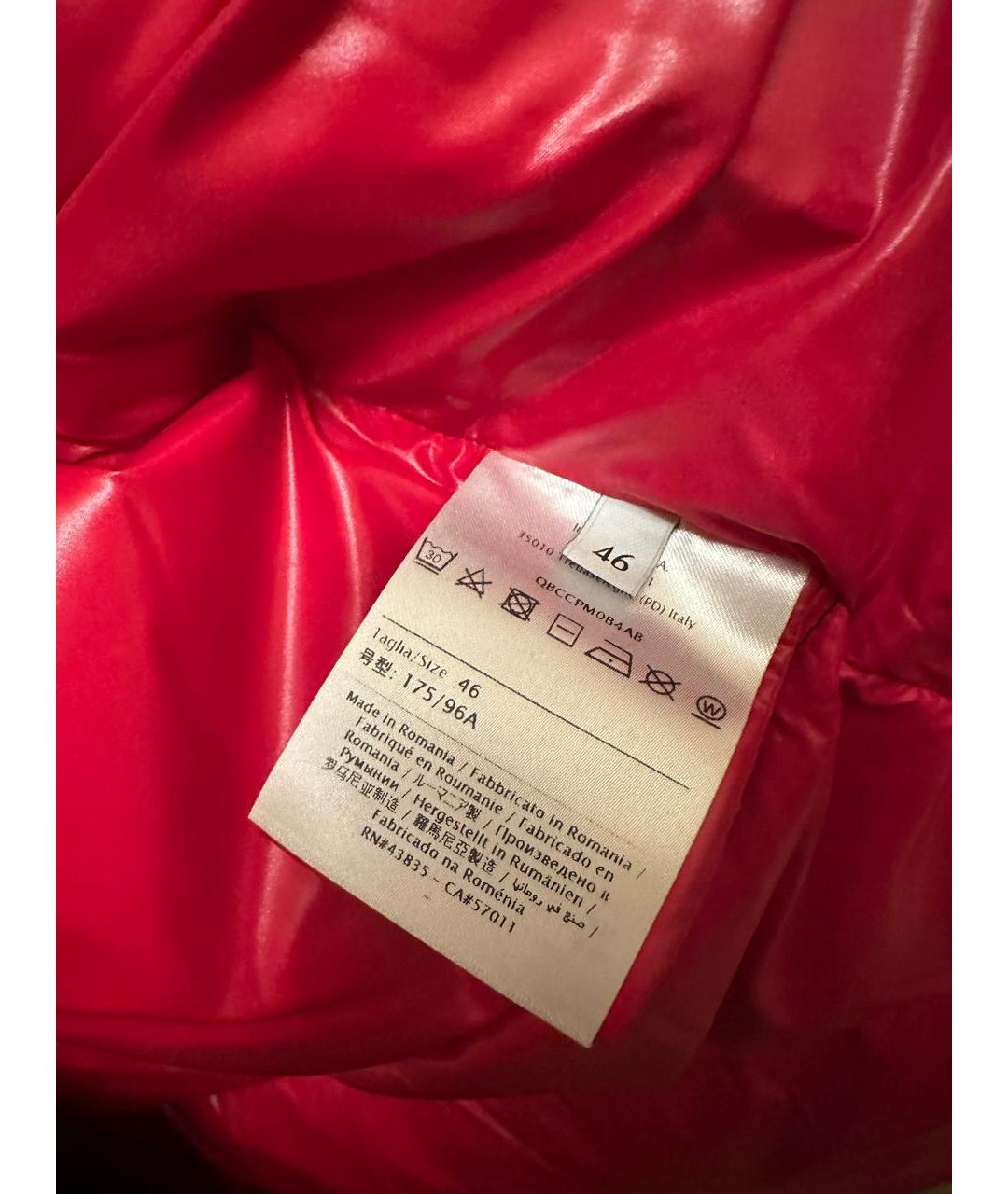 MONCLER Черный пуховик, фото 4