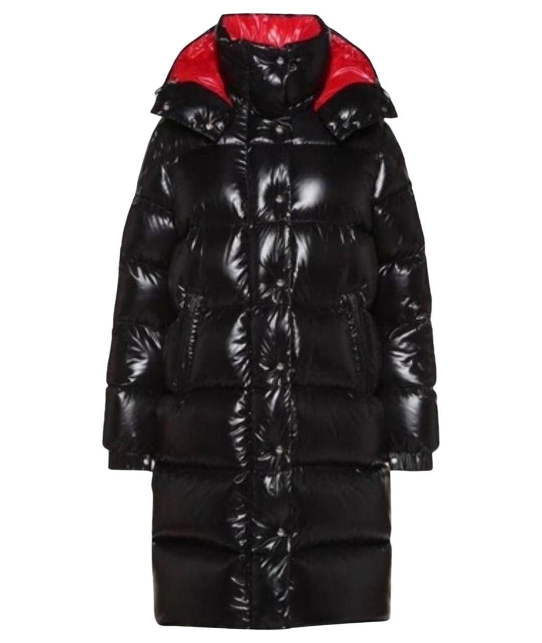 MONCLER Черный пуховик, фото 1