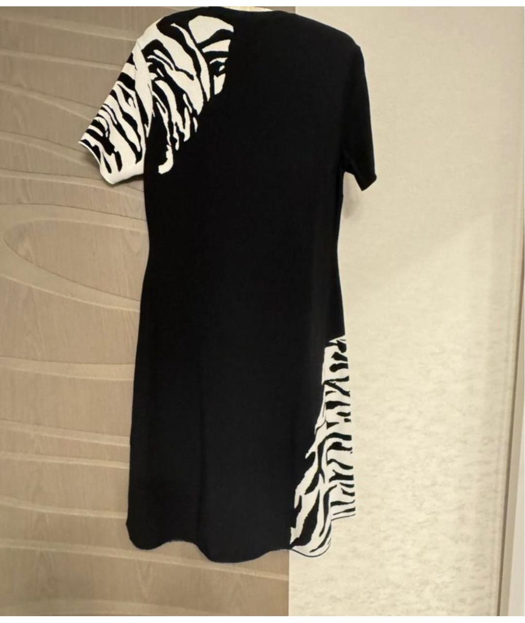 VALENTINO Черное хлопковое повседневное платье, фото 2