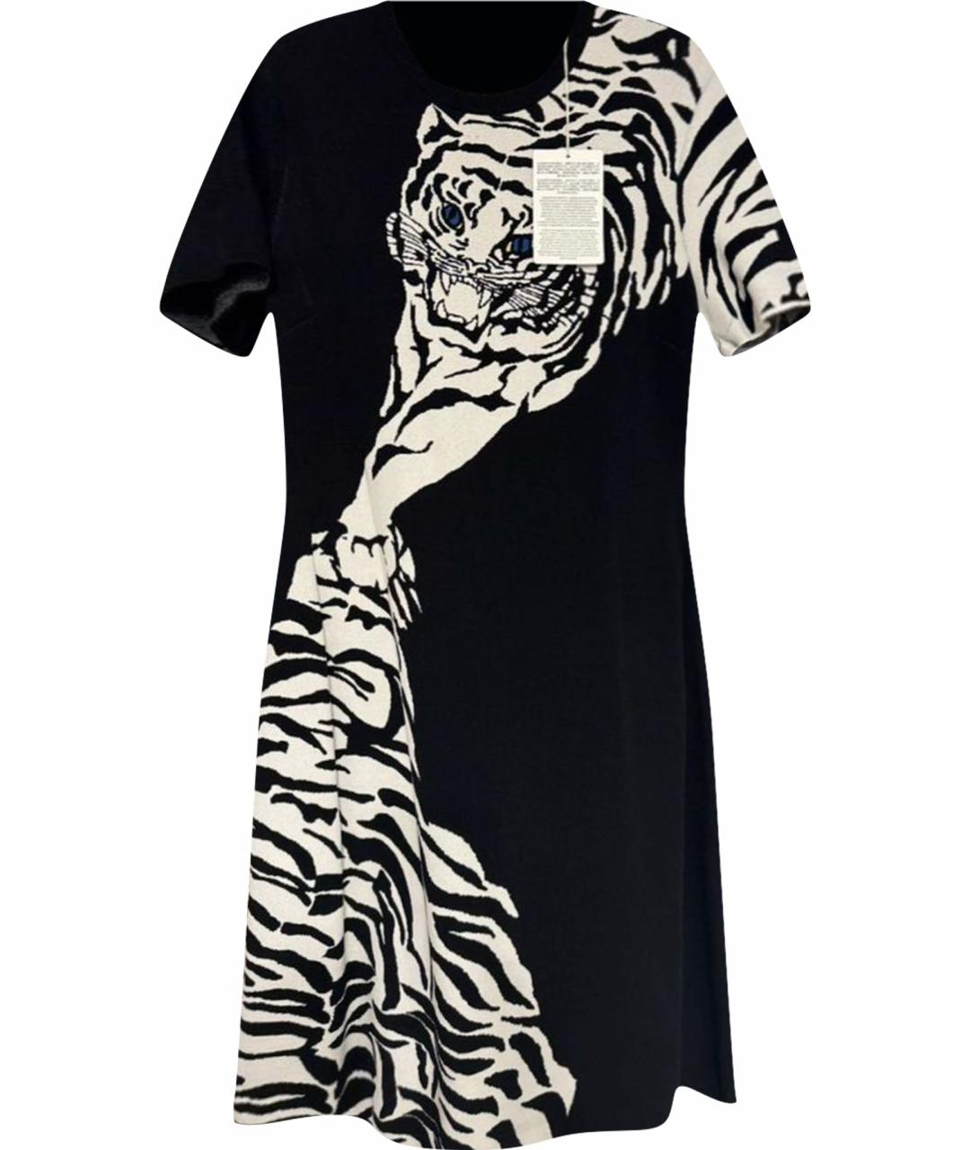 VALENTINO Черное хлопковое повседневное платье, фото 1